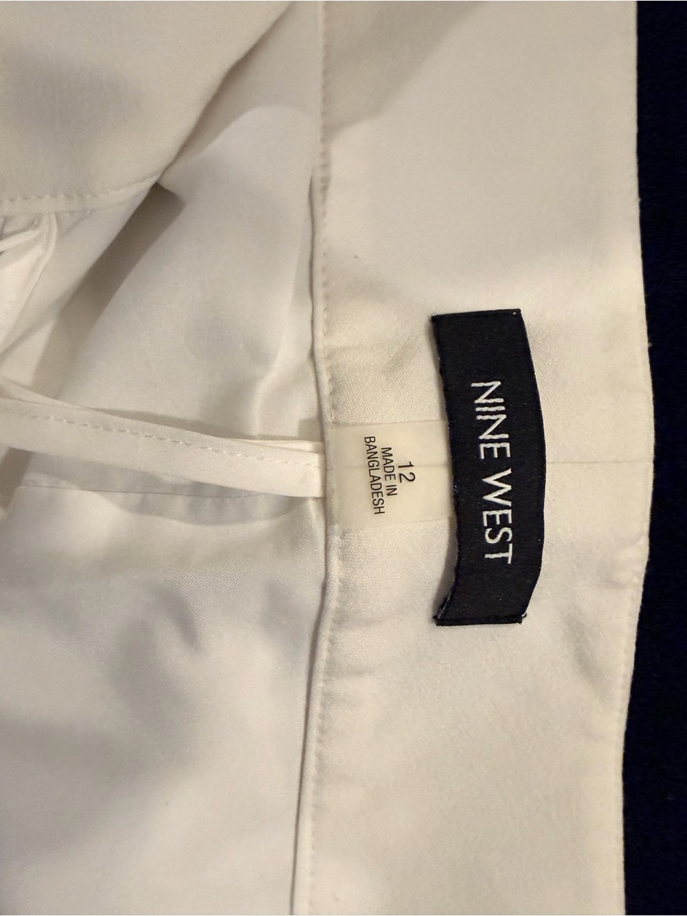 Nine West White Women’s Dress Slacks
